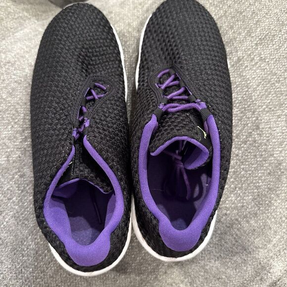 NIKE AIR JORDAN Black Purple size  6Y - Picture 4 of 5